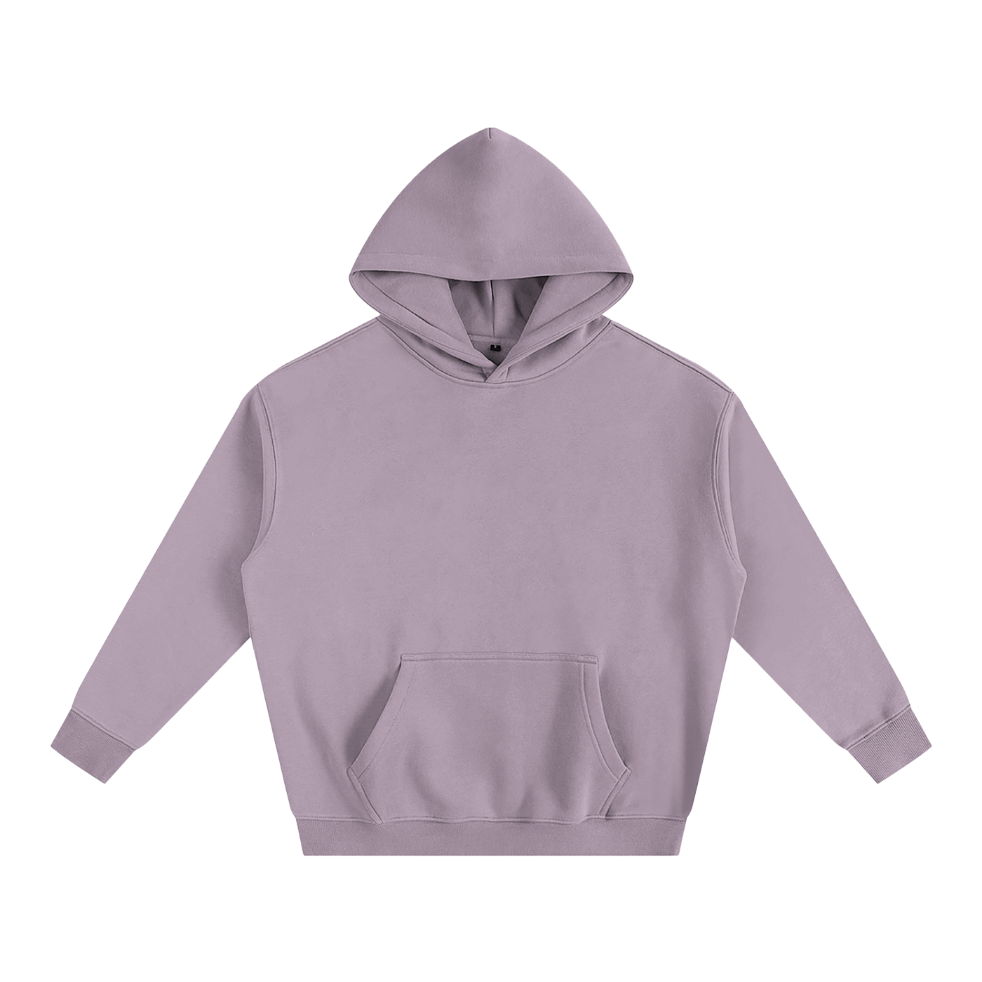 Two Tone Purple Oversize Fleeced Hoodie