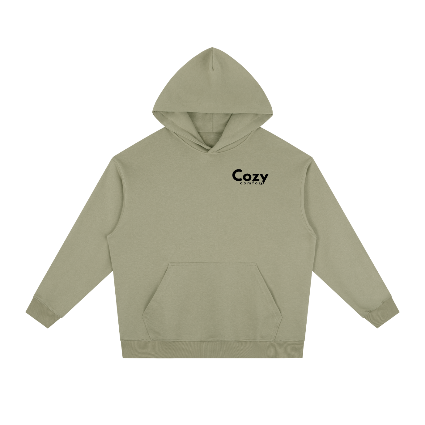 Essential Grey Green Hoodie