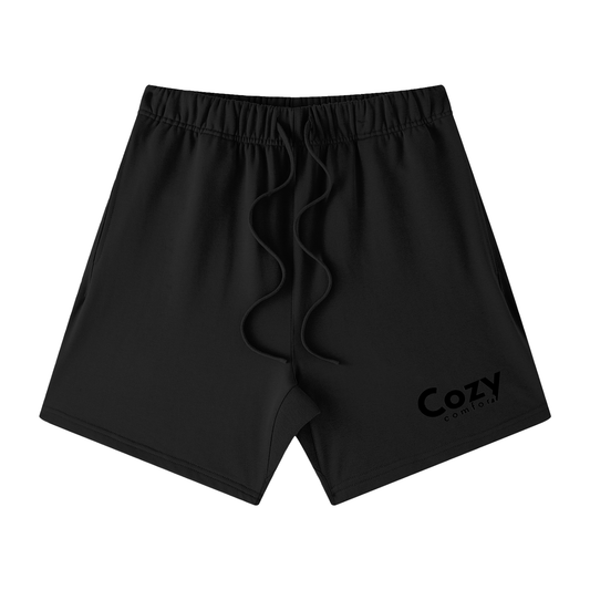 Black Cotton Shorts