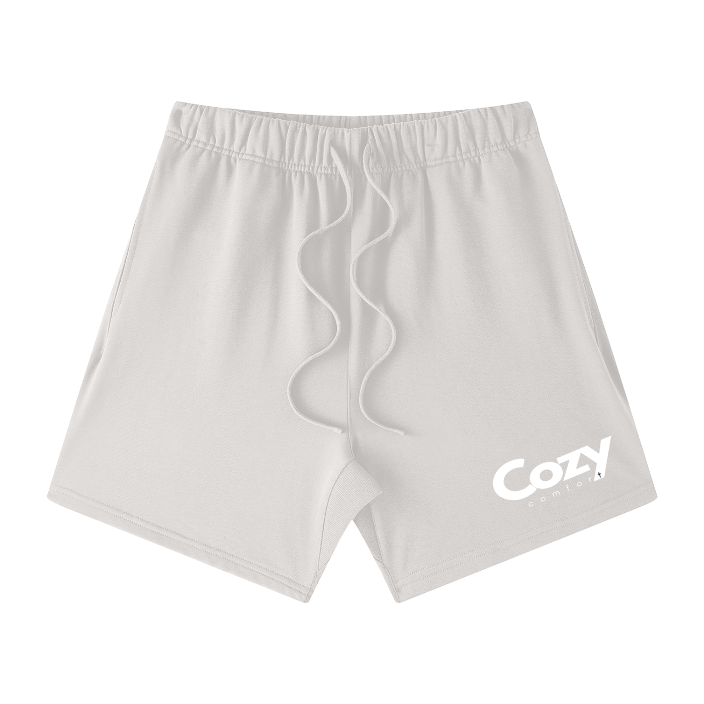 Grey Cotton Shorts