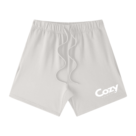 Grey Cotton Shorts
