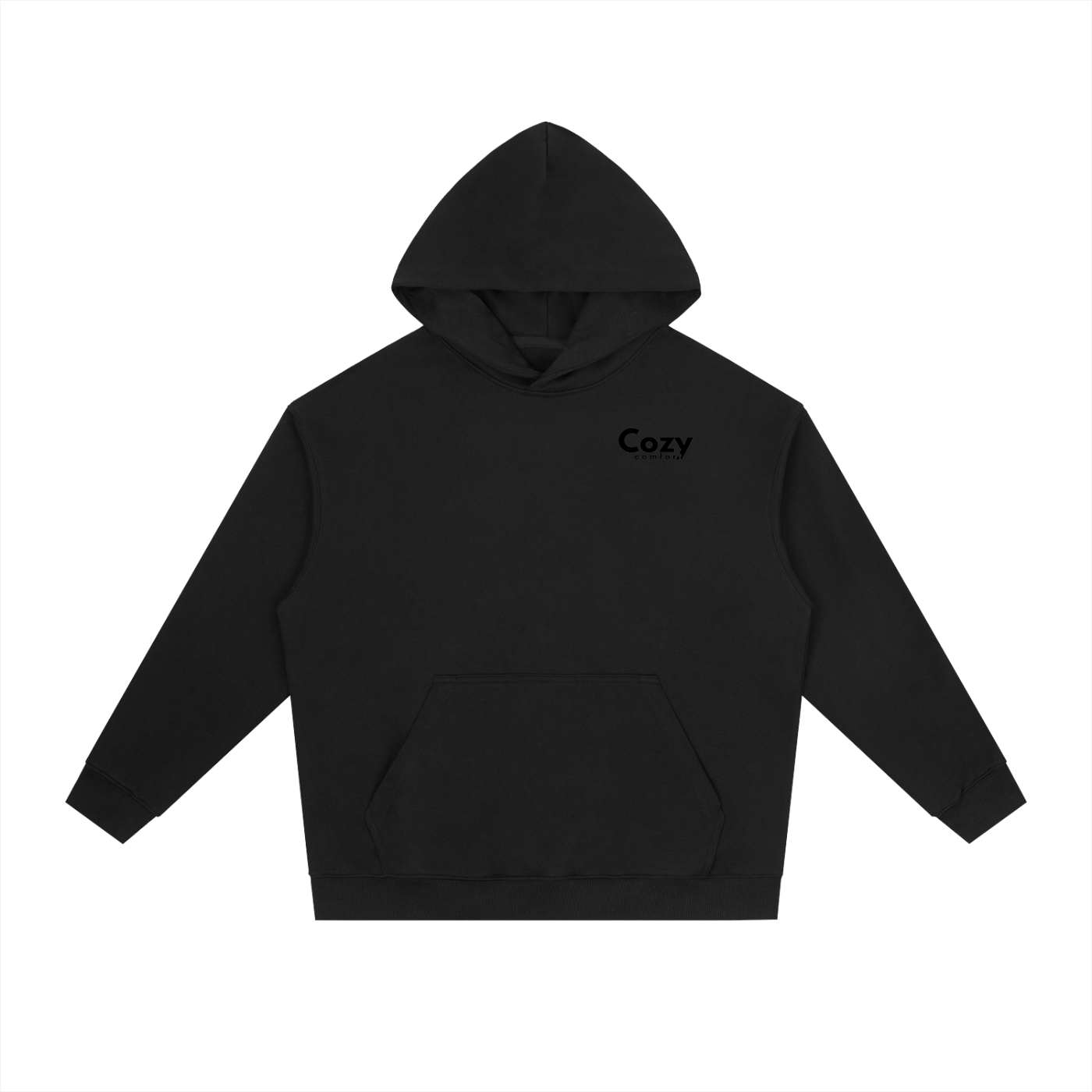 Essential Black Hoodie